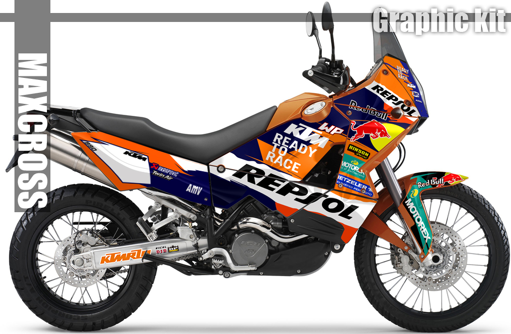 KTM 950 990 ADVENTURE 2003-2013' REDBULL STYLE